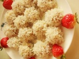 桂花蛋黃粢毛團 桂花蛋黃粢毛團