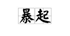 暴起 暴起
