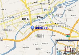 藍郡國際公寓區點陣圖