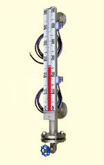 頂裝磁性翻板液位計