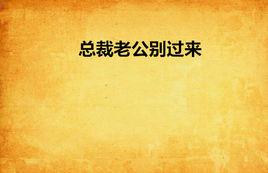 總裁老公別過來 總裁老公別過來