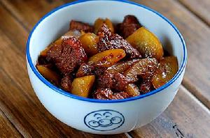 萵筍燒牛腩 萵筍燒牛腩