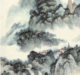 樓台煙雨圖 樓台煙雨圖