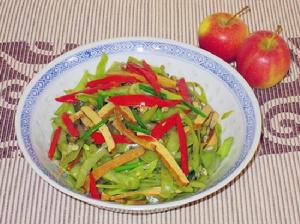 豆腐乾炒扁豆 豆腐乾炒扁豆