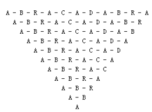 倒金字塔祖母組合