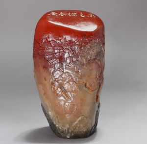 微畫雕《春色滿長安》