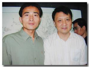 姜雪峰與北京畫院院長王明明老師