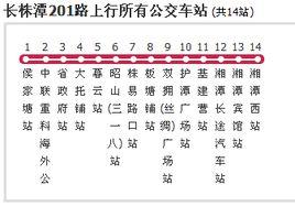 長沙公交長株潭201路