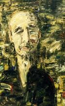 孫建平〈弘一法師-李叔同〉布面油畫