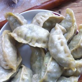 韭菜雞蛋燙麵蒸餃 韭菜雞蛋燙麵蒸餃