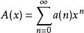 形式冪級數