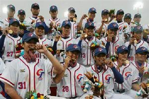 2006年多哈亞運棒球賽中華台北隊全勝奪金
