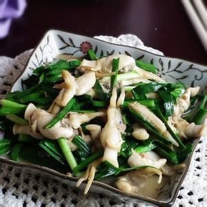 蟶肉炒韭菜 蟶肉炒韭菜