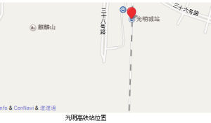 光明高鐵站位置