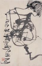 石虎先生水墨人物作品