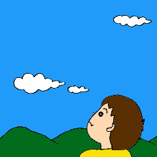 他,畫了一個圓圈