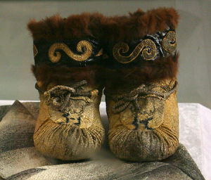 赫哲族魚皮鞋 赫哲族魚皮鞋