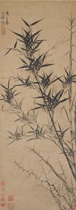 顧安新篁圖軸