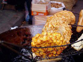 油炸苕面窩 油炸苕面窩