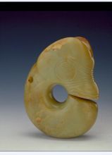 新石器紅山文化黃玉豬龍 新石器紅山文化黃玉豬龍