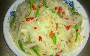 雙椒拌白玉絲 雙椒拌白玉絲