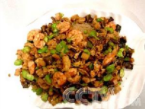 醬瓜蝦仁炒米粉 醬瓜蝦仁炒米粉