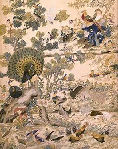 廣繡百鳥爭鳴圖 廣繡百鳥爭鳴圖