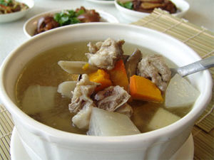 山藥扁豆芡實湯 山藥扁豆芡實湯