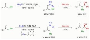 烯醇生成的立體選擇性