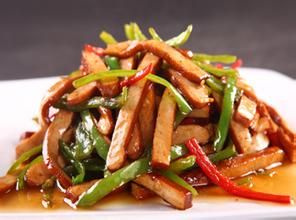 青椒拌香乾絲 青椒拌香乾絲