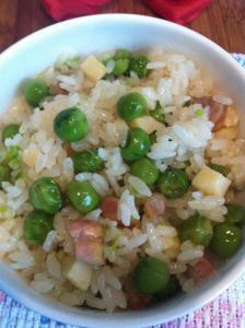 豌豆鹹肉米飯 豌豆鹹肉米飯