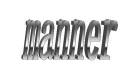 manner