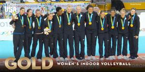 美國女排獲得金牌2