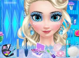 冰雪皇后艾莎化妝 冰雪皇后艾莎化妝