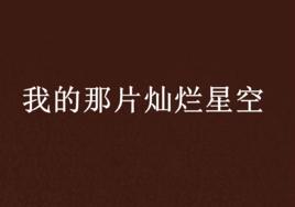 我的那片燦爛星空 我的那片燦爛星空