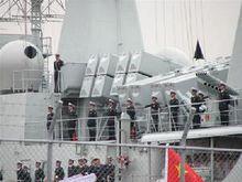 中國海軍訪日