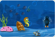 小企鵝覓食 小企鵝覓食