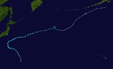 熱帶風暴莫拉菲 路徑圖