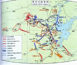 反攻南昌之戰--作戰地圖