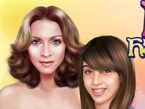 麥當娜和女兒 麥當娜和女兒