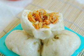 胡蘿蔔餡素包子 胡蘿蔔餡素包子