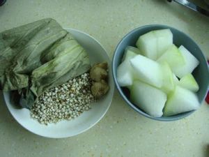 荷葉冬瓜薏米湯 荷葉冬瓜薏米湯