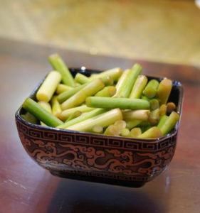 鹽醃蒜薹 鹽醃蒜薹