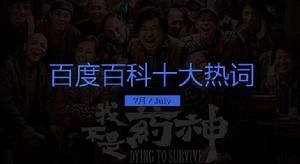 百度百科十大熱詞——2018·7