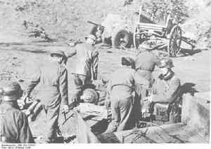 在聶圖諾附近的英軍戰俘