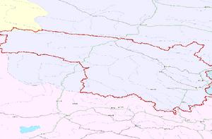 青海省曲麻萊縣地圖