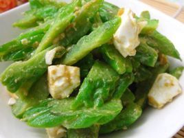 鹹鴨蛋炒苦瓜 鹹鴨蛋炒苦瓜