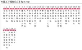 包頭公交30路 包頭公交30路