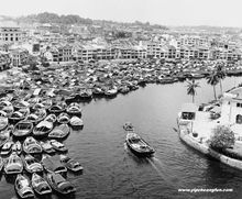 以前新加坡剛開埠，新加坡河就是繁榮的起點