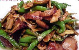 萵筍燒醬肉 萵筍燒醬肉